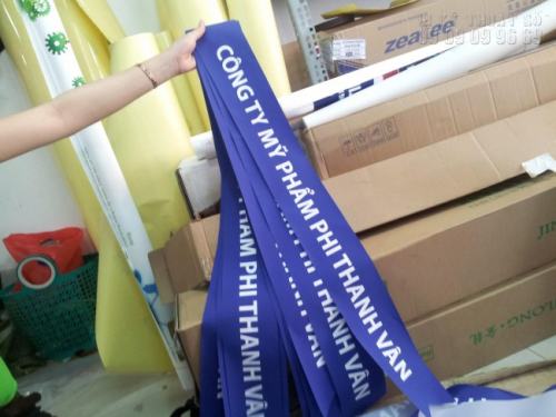 In Vải - Silk - Cờ - Banner - Băng Rôn - Ruy Băng