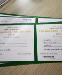 in phiếu bảo hành