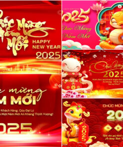 In bạt tất niên cuối năm