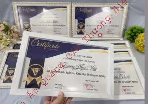 in chứng chỉ