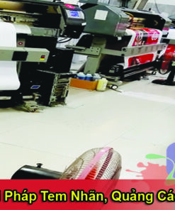 decal quảng cáo dán tường