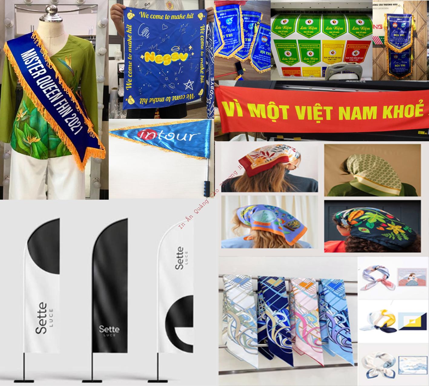 in khăn bandana lấy liền